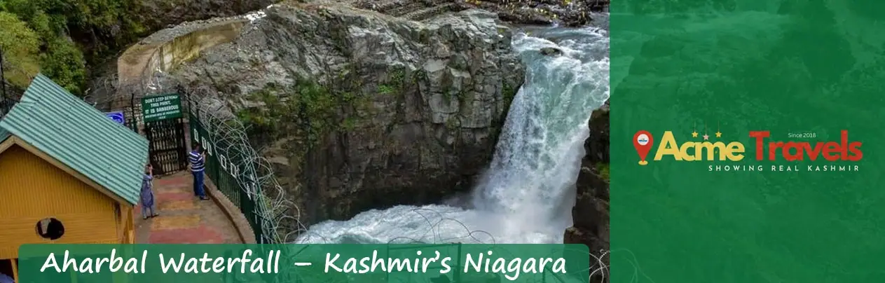 Aharbal Waterfall Kashmir Niagara